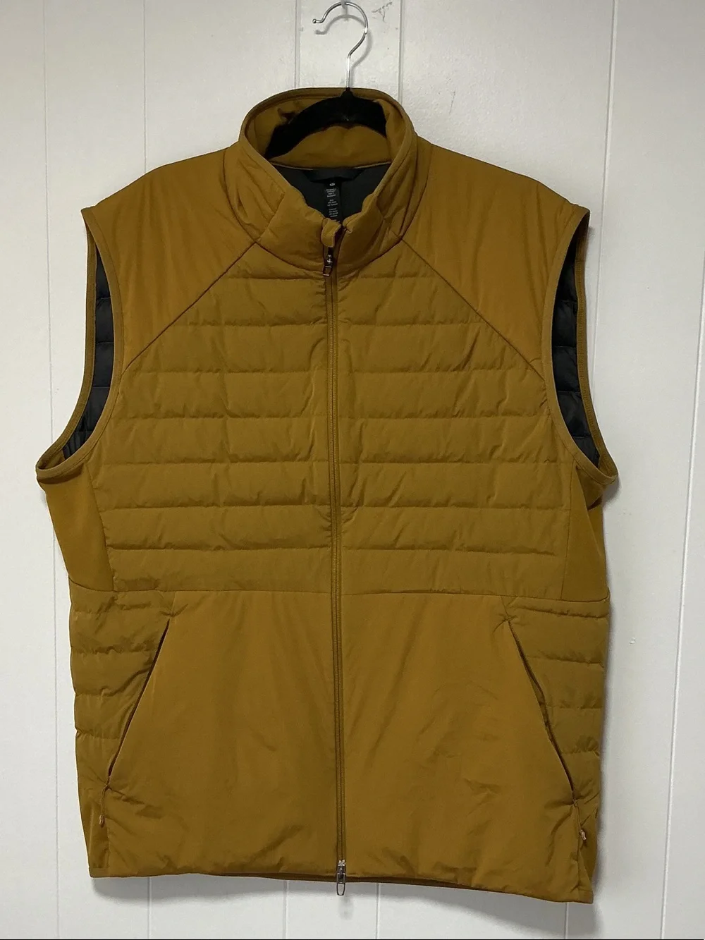Lululemon Quilted Zip-Front Vest - Mustard Brown